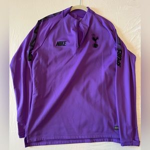 Nike Tottenham Hotspur Purple Drill Long Sleeve Sz Large